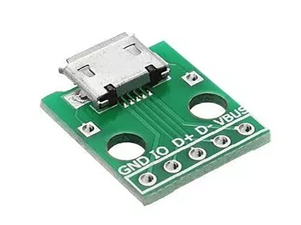 Adaptador Micro Usb A Dip 5pin Conector Hembra Tipo B Pcb - Fabricación ...
