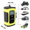 Cargador Inteligente, Tester Bateria 12v Automovil Y Moto - Imagen 2
