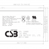 BATERÍA CSB GPL12880 12V 88AH - Imagen 2